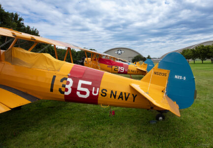 Stearman Fly In to the NMUSAF June 2026